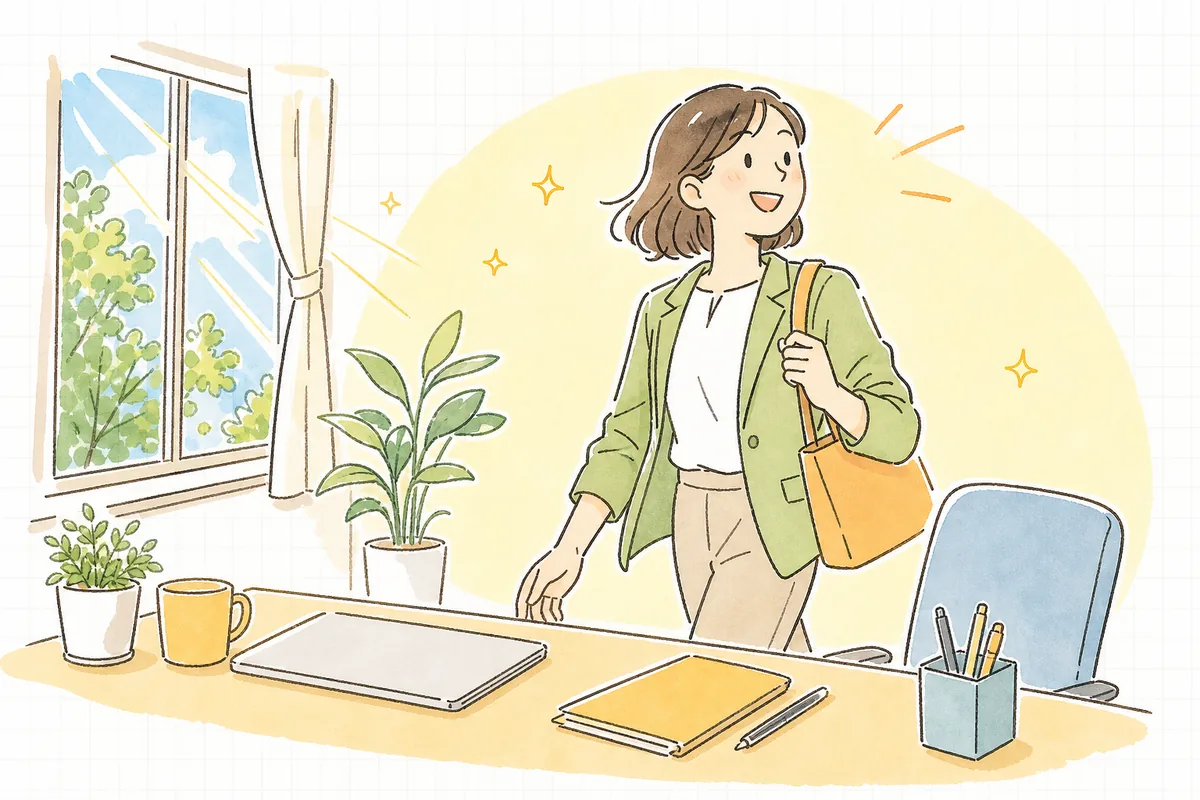 AIの効果を数字で確かめられて、すっきりした表情で次の施策に向かうネットショップの担当者