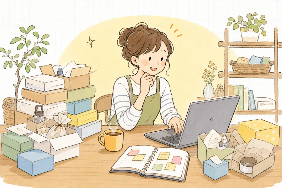 増え続ける商品の登録作業に追われながら、AIを相棒にタグ付けを楽にできそうだと表情がやわらぐEC担当者