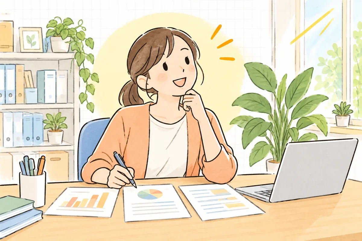 クーポンの利用率と消化率を読み終え、「次はこう配ってみよう」と前を向いて穏やかに微笑むECの担当者