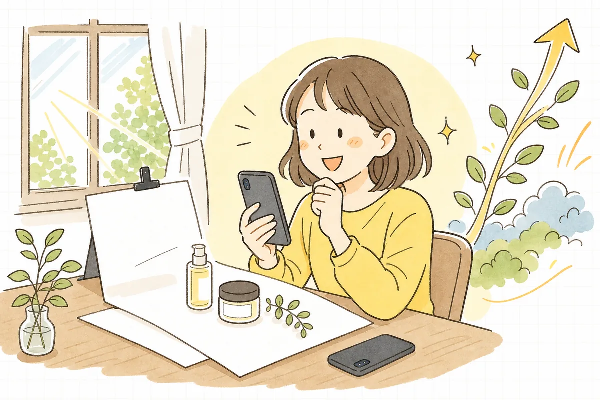 撮り直した写真で商品ページが見違え、クリックと注文が増えて笑顔になるEC担当者