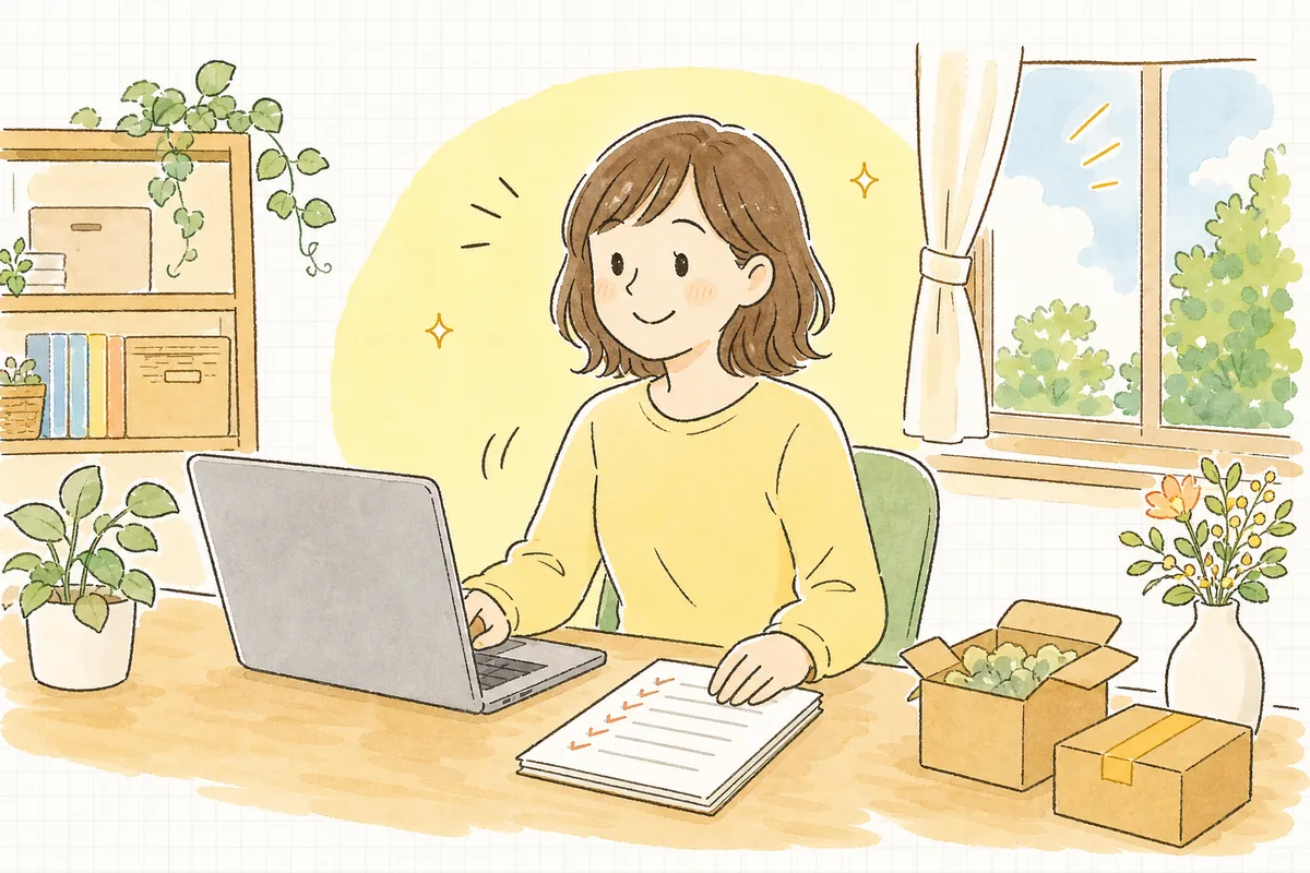 商品ページの表現を誠実に直し終え、これで安心して売れると前を向くネットショップの担当者