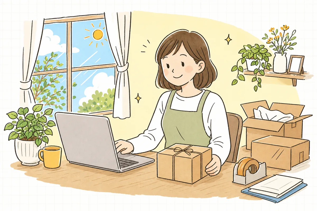 在庫表示を正直に整えたことで、お客さんが安心して買い物を終え、店側も晴れやかな表情でいる明るい様子
